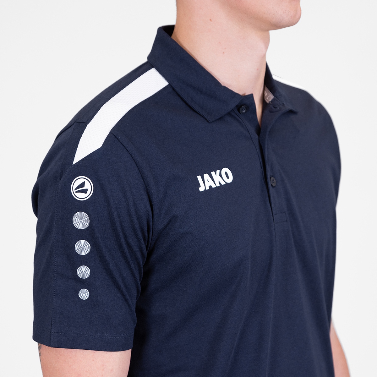 JAKO Polo Power Bleu Marine - 6323 – Image 2