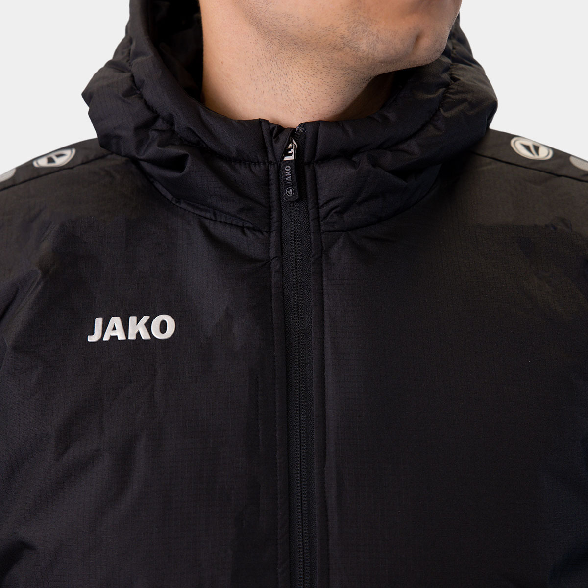 JAKO Manteau long Team Noir - 7105 – Image 2