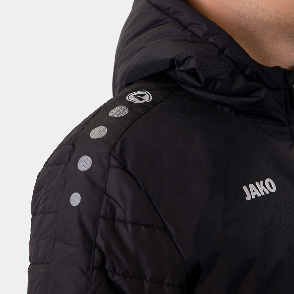JAKO Manteau long Team Noir - 7105 – Image 3